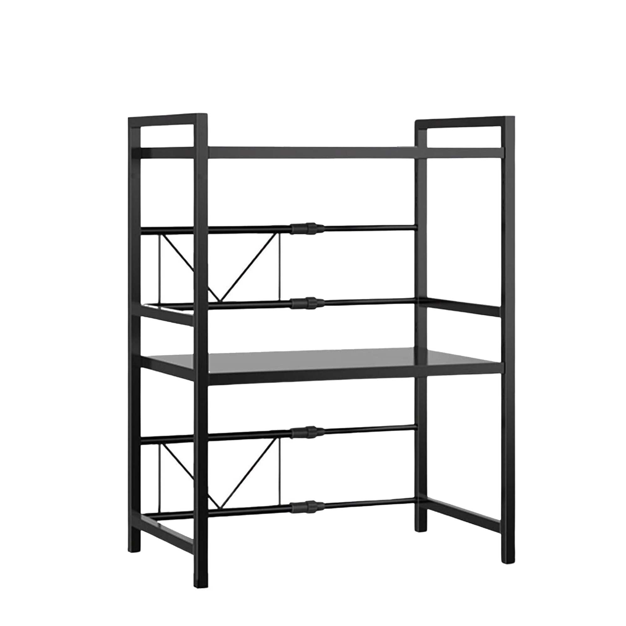 Kitchee Microwave Double Shelf - Expanding Storage Rack Kitchen Organiser Stand-0
