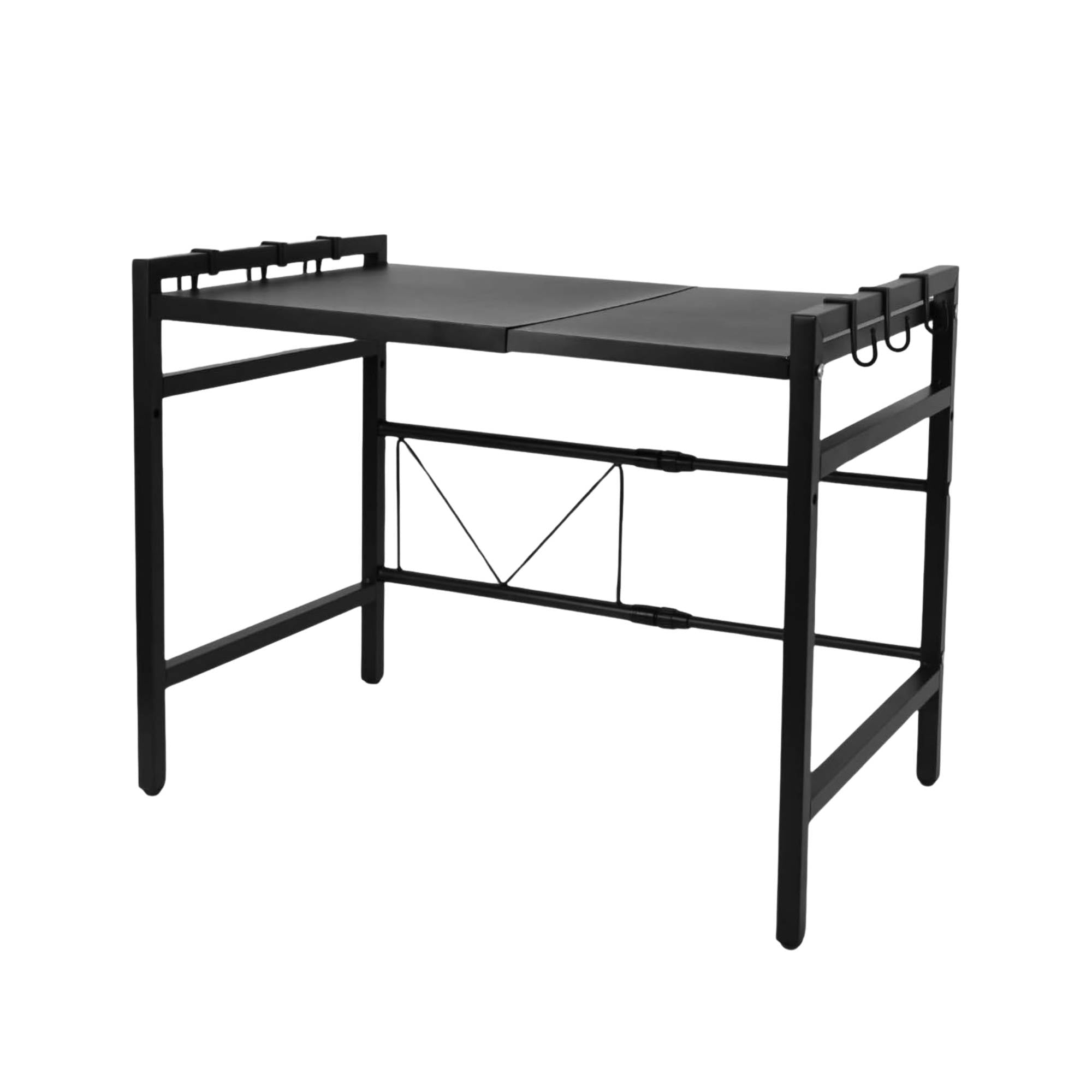 Kitchee Microwave Single Shelf - Expanding Storage Rack Kitchen Organiser Stand-0