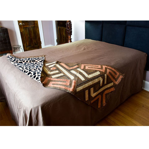 Kuba Reversible Throw | Cheetah Print-0