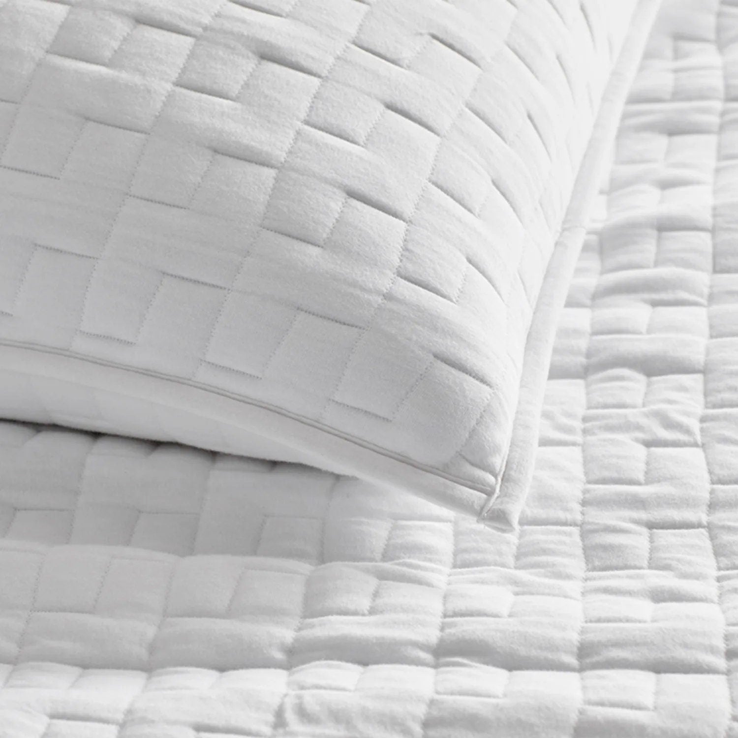 Diamond stitch - Pure Cotton Sateen Quilt Sets-2