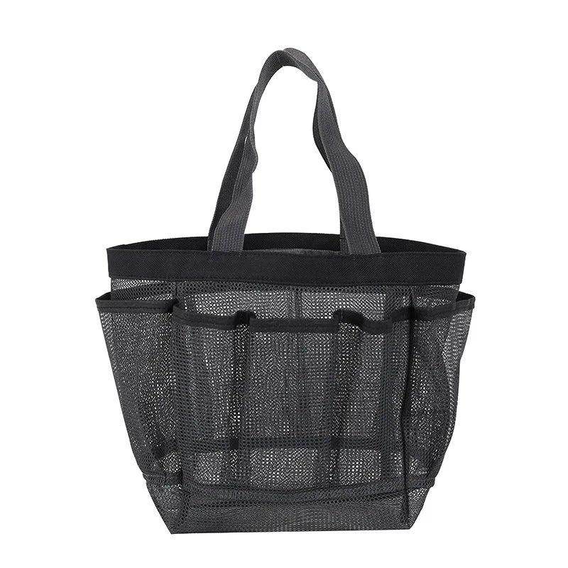 NNEOBA Portable Mesh Shower Caddy with 8 Pockets-0
