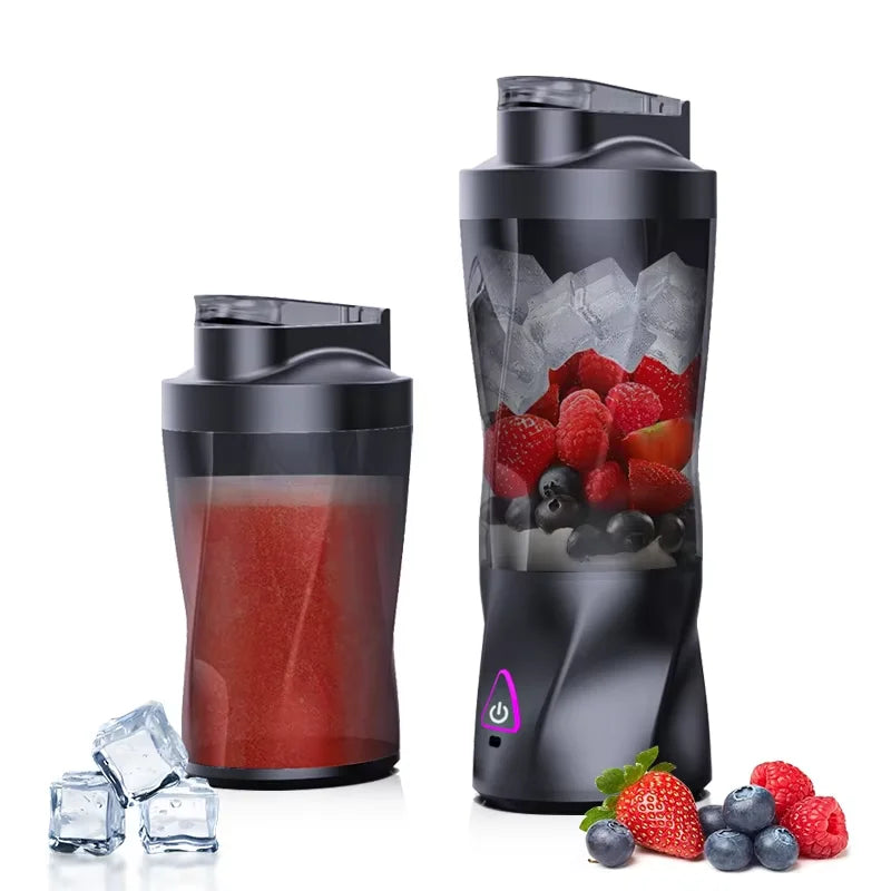 Portable Electric Blender 700ML – 360W Rechargeable Smoothie & Juice Maker (USB, Waterproof, Travel-Friendly)