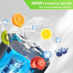 Portable Electric Blender 700ML – 360W Rechargeable Smoothie & Juice Maker (USB, Waterproof, Travel-Friendly)