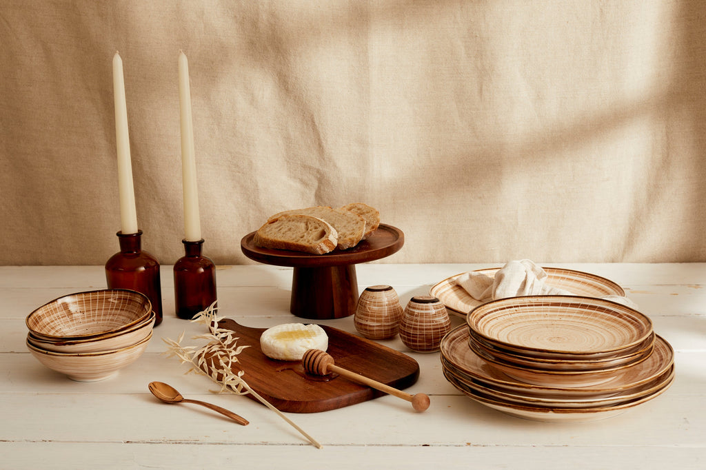 Marsali Porcelain Bowl – Handcrafted Earth-Tone Luxury Tableware