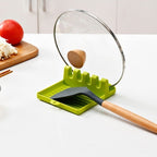 A Fresh Twist on Everyday Cooking – Spoon & Lid Holder with Non-Slip Pad WHIMSICAL HOME OF CREATIONS