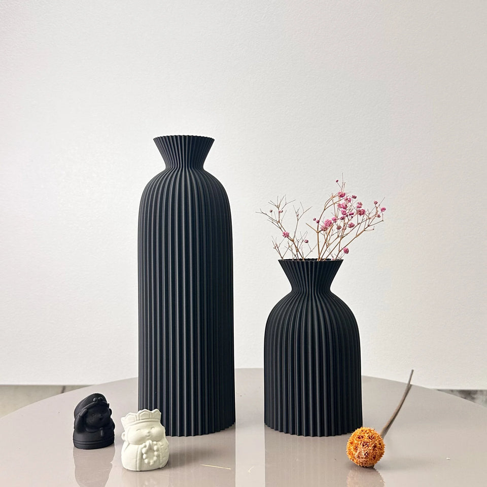 Piece Wavy Pattern Eccentric Vase Set – Stunning & Highly Popular