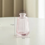 Modern Retro/ Vintage Mini Vases – Transparent & Colourful