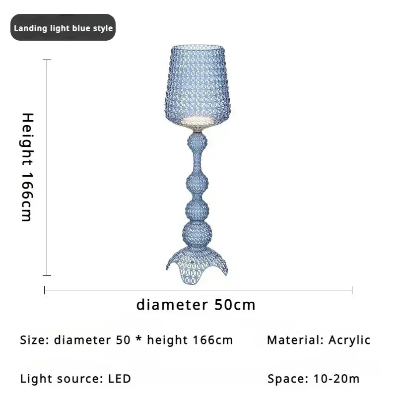 Luxury Art Deco Vintage Floor Lamp – Exquisite High-End Statement Piece