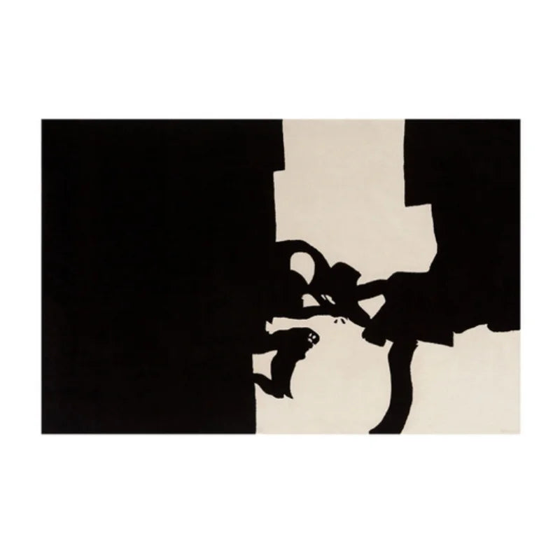 French Retro Art Deco Minimalist Plush Area Rug – Soft, Timeless & Machine-Washable WHIMSICAL HOME OF CREATIONS