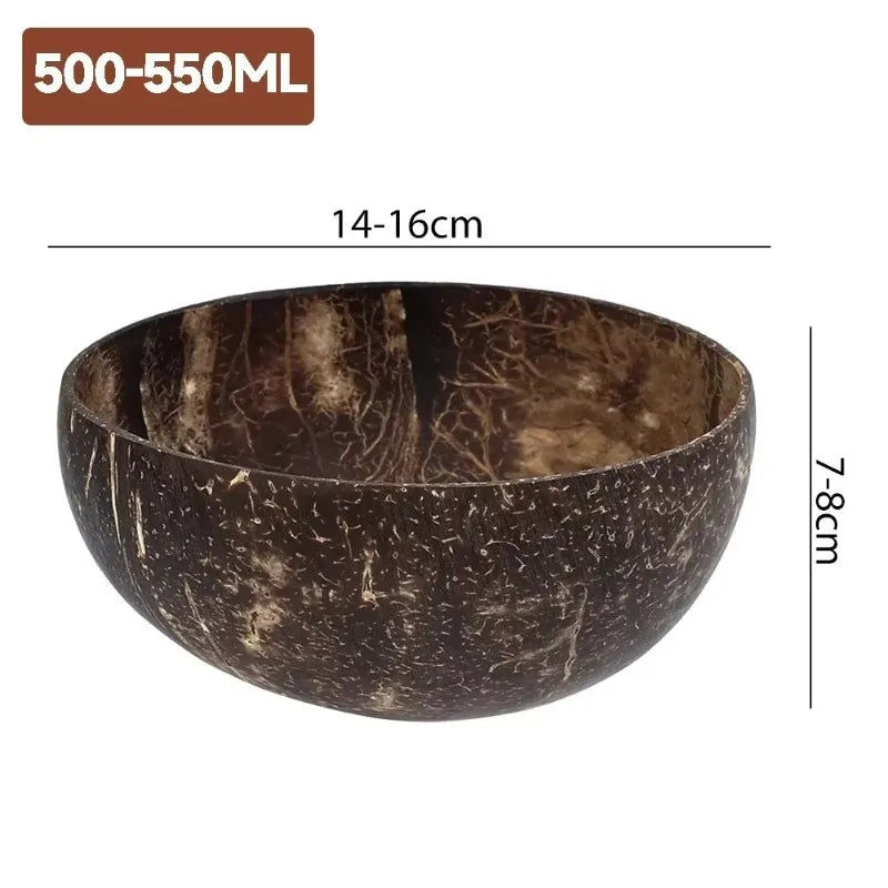 Handcrafted Eco-Friendly Coconut Bowls WHIMSICAL HOME OF CREATIONS