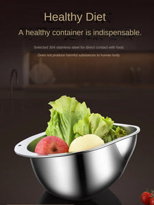 304 Stainless Steel Rice Strainer Bowl for every kitchen task– Practical & Premium Quality