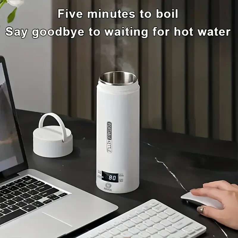 Portable Travel Electric Kettle – 500ml with LCD Display & Precise Temperature Control