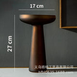Luxury Frosted Glass Hydroponic Vase – Coffee & Frosted Elegance