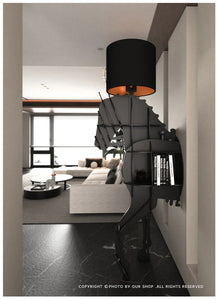 Luxury Horse Statue Wall-Mounted Display Shelf