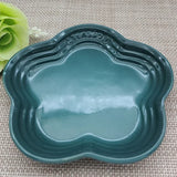 High-Gloss, high-quality Ceramic Blossom Dish – 14 cm in assorted vibrant colours
