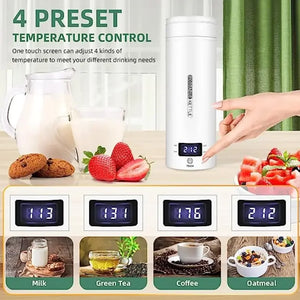 Portable Travel Electric Kettle – 500ml with LCD Display & Precise Temperature Control