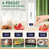 Portable Travel Electric Kettle – 500ml with LCD Display & Precise Temperature Control
