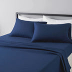 Luxury 300 TC Polyester Microfiber Sheets – Silky Soft, Wrinkle-Free, Deep Pockets, Fade-Resistant 4-Piece Set WHIMSICAL HOME OF CREATIONS