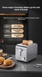 2250W High-Power 6-Slot Commercial Toaster – Quick 60-Second Toast, Stainless Steel