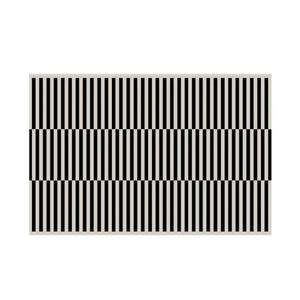 French Retro Art Deco Minimalist Plush Area Rug