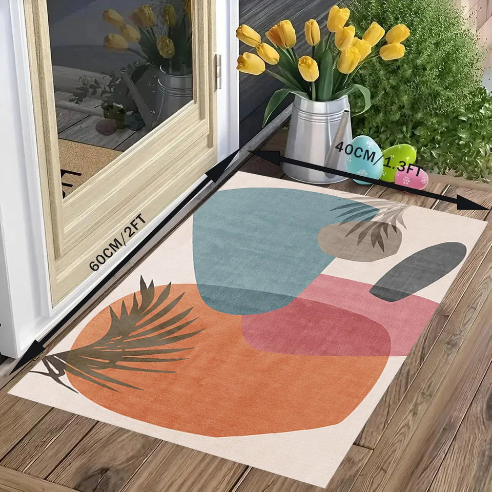 Vibrant Forest Green & Sand Dune Luxe Rug – Faux Cashmere