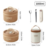 Portable Thermal 304 Stainless Steel Food Containers – Stackable & long term Insulated Microwave Safe