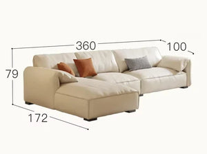 Crafted in genuine Nappa calf leather with a sleek ivory White finish for timeless elegance, a recliner that blends luxury materials with modern comfort
