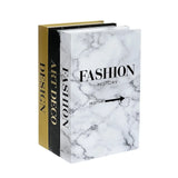 Fashion Fake Books Decoration & Storage Box – Glamour & Sophistication in 3 Variations