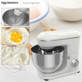 10L Chef Stainless Steel Electric Mixer – 1500W High Power with 6L Bowl & Splash-Proof Cover