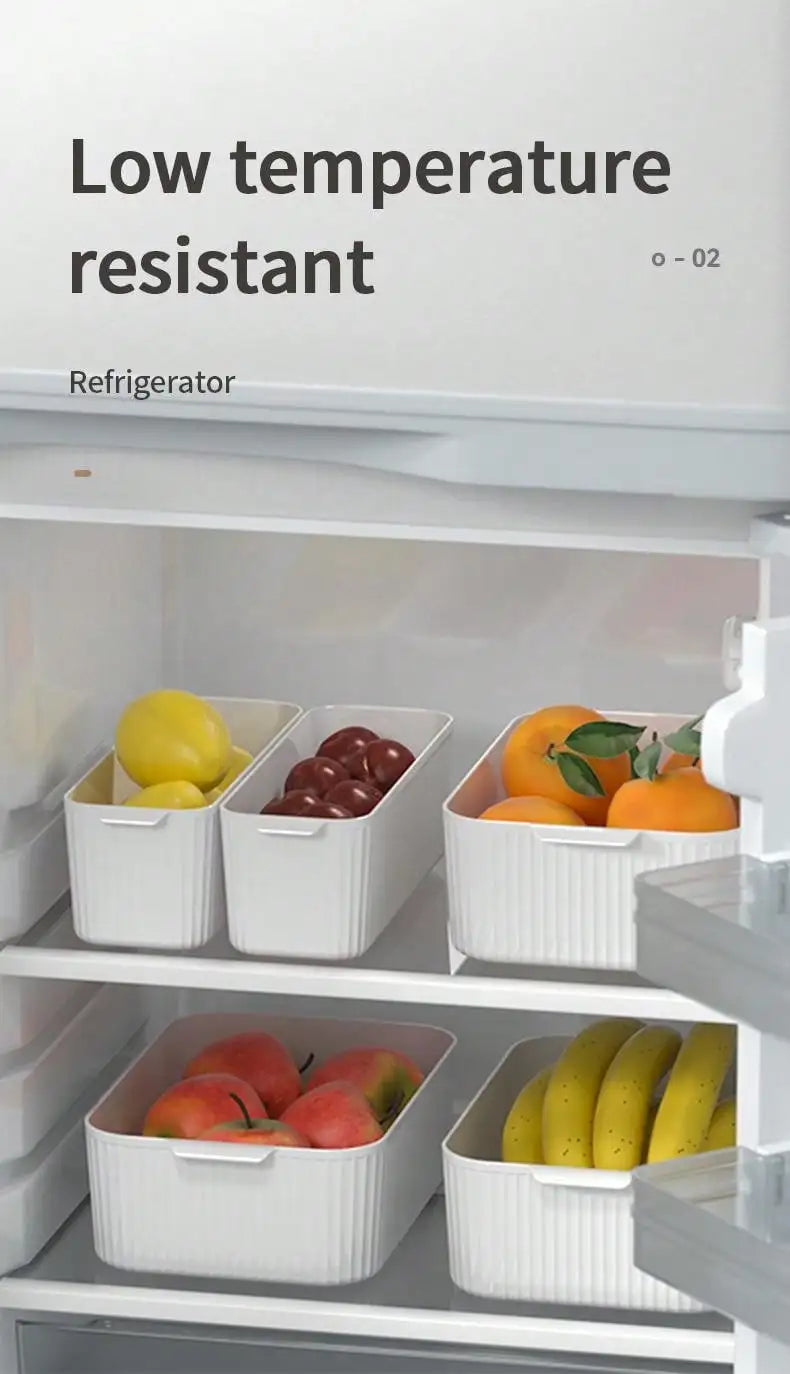 Multifunctional Food-Grade Storage Baskets – Smart, Stackable & Fridge-Safe