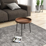 Wooden Modern Round Luxury Center Table Furniture with Mini End Table