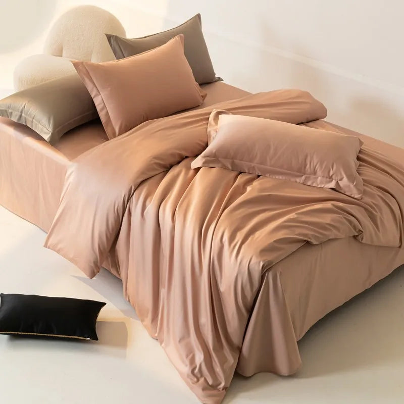 Luxury 1500 Thread Count Egyptian Pure Cotton Bedding Set – 100% Pure Cotton, Breathable & Ultra Soft 4-Piece Set WHIMSICAL HOME OF CREATIONS