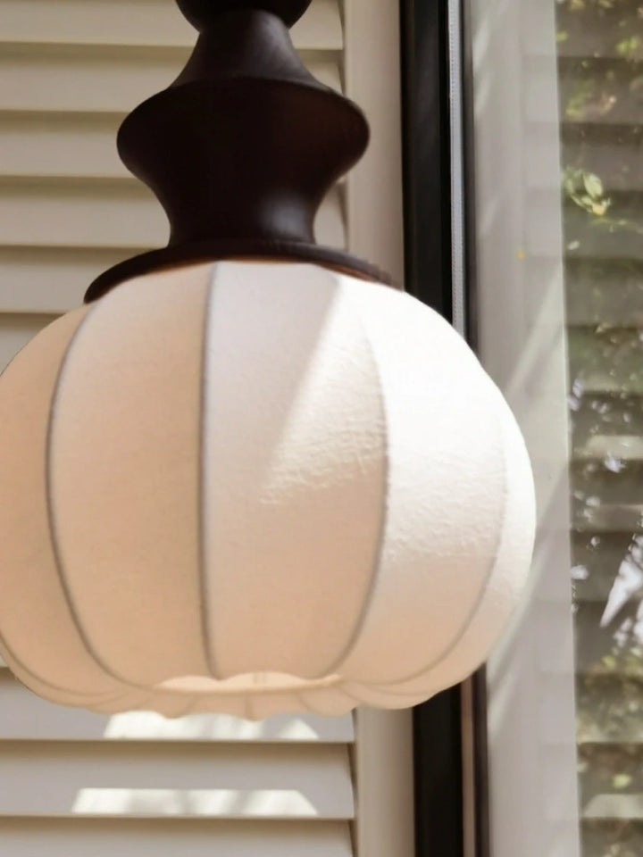Retro Vintage Wooden Pendant Light with LED Bulbs