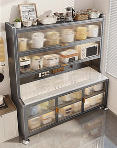 Luxury Rock Slab Kitchen Buffet & Sideboard Display