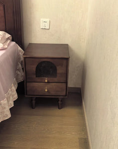 Retro French Vintage Side Cabinet Nightstand