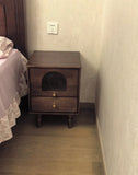 Retro French Vintage Side Cabinet Nightstand