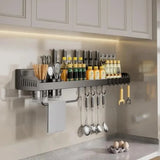 Wall Mounted Metal Dishware Storage Organizer Racks