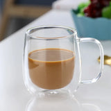 Premium Double Wall Glass Coffee Cups – Heat & Cold Resistant
