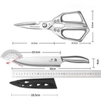 All-in-One Multifunctional Kitchen Scissors – With Case WHIMSICAL HOME OF CREATIONS