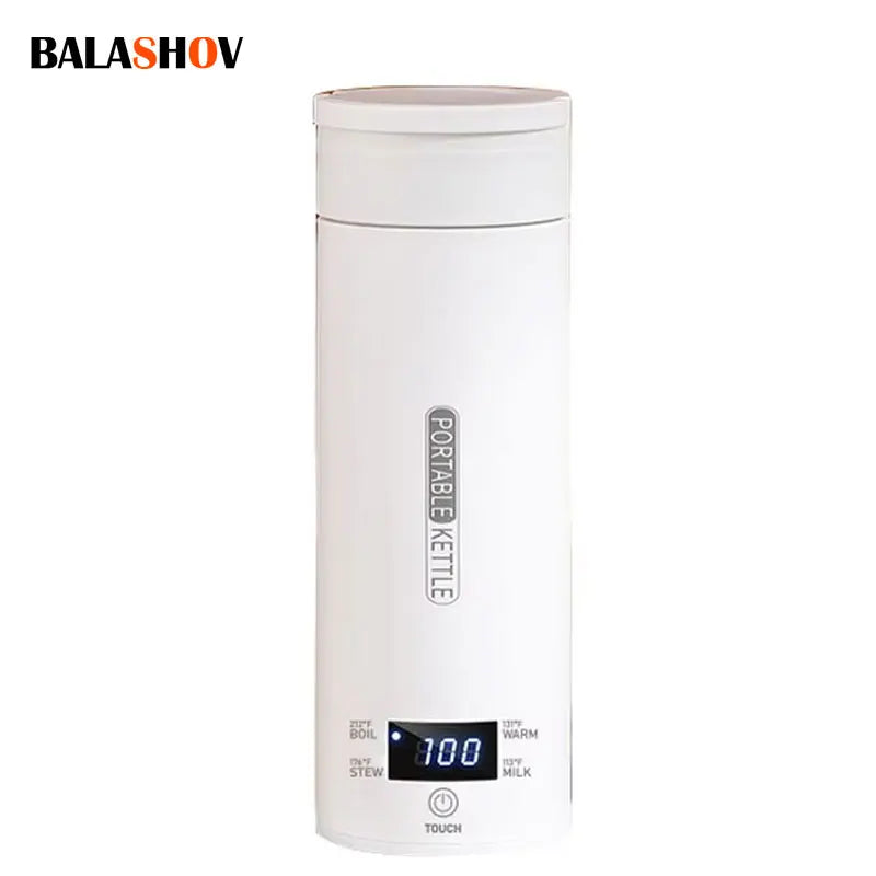 Portable Travel Electric Kettle – 500ml with LCD Display & Precise Temperature Control WHIMSICAL HOME OF CREATIONS