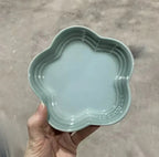 High-Gloss, high-quality Ceramic Blossom Dish – 14 cm in assorted vibrant colours WHIMSICAL HOME OF CREATIONS