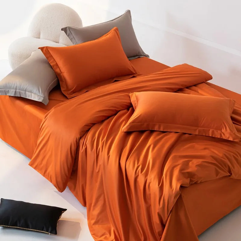 Luxury 1500 Thread Count Egyptian Pure Cotton Bedding Set – 100% Pure Cotton, Breathable & Ultra Soft 4-Piece Set WHIMSICAL HOME OF CREATIONS