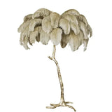 Modern Luxury Ostrich Feather Floor Lamp – Elegant Statement Piece