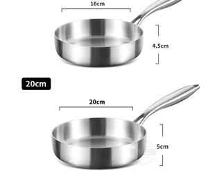 316 Stainless Steel Frying Pan 20cm - Non-Stick Cookware