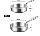 316 Stainless Steel Frying Pan 20cm - Non-Stick Cookware