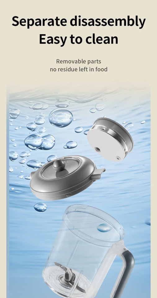Multi-Functional Baby Food Maker – Steamer, Puree Blender & Milk Warmer with Temperature Display