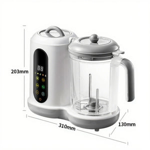 Multi-Functional Baby Food Maker – Steamer, Puree Blender & Milk Warmer with Temperature Display