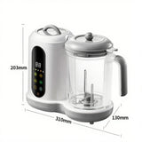 Multi-Functional Baby Food Maker – Steamer, Puree Blender & Milk Warmer with Temperature Display