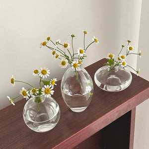 Modern Retro 3-Piece Mini Vase Set – Stunning Tabletop Decoration