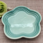 High-Gloss, high-quality Ceramic Blossom Dish – 14 cm in assorted vibrant colours WHIMSICAL HOME OF CREATIONS